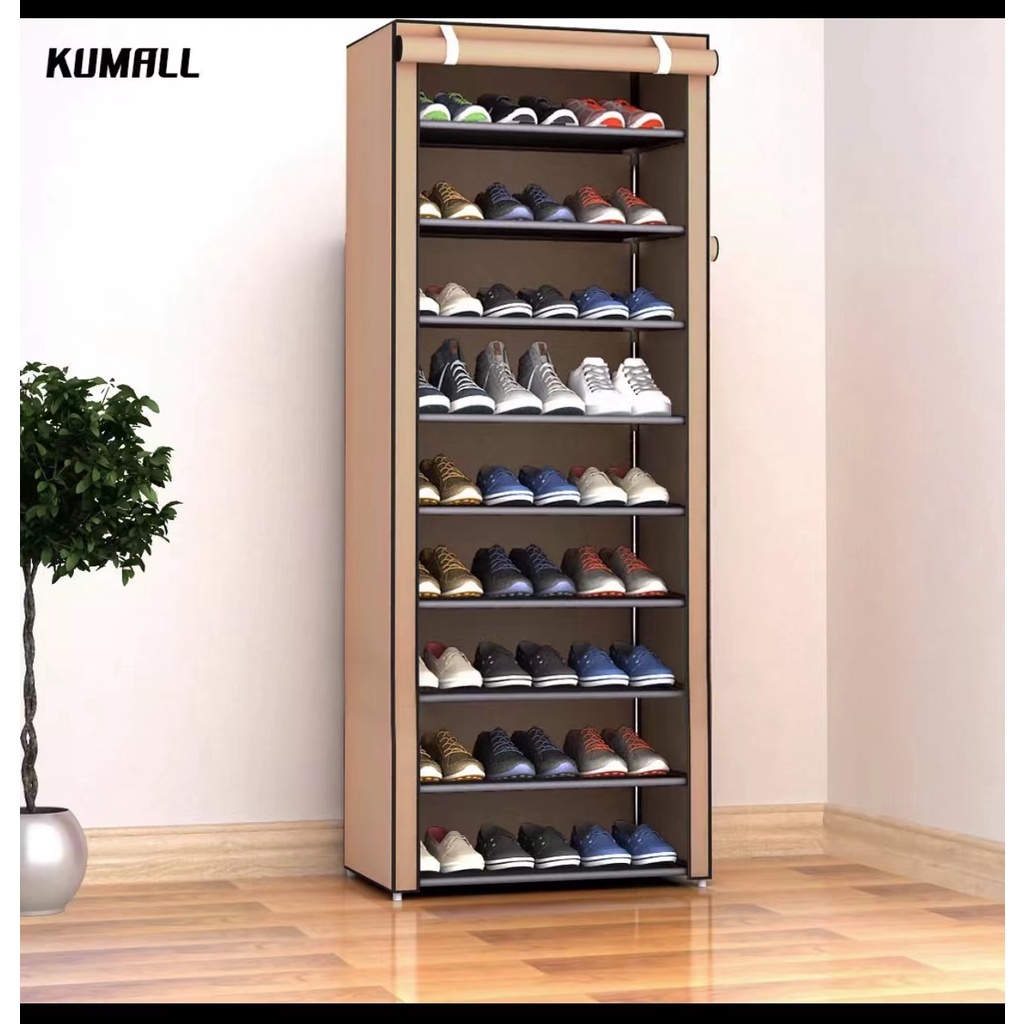 ภาพหน้าปกสินค้าKUMALL ชั้นวางรองเท้า 9ชั้น 30 คู่ Shoes Rack AK-10 ขนาด160x60x30cm จากร้าน lianfeiyang บน Shopee