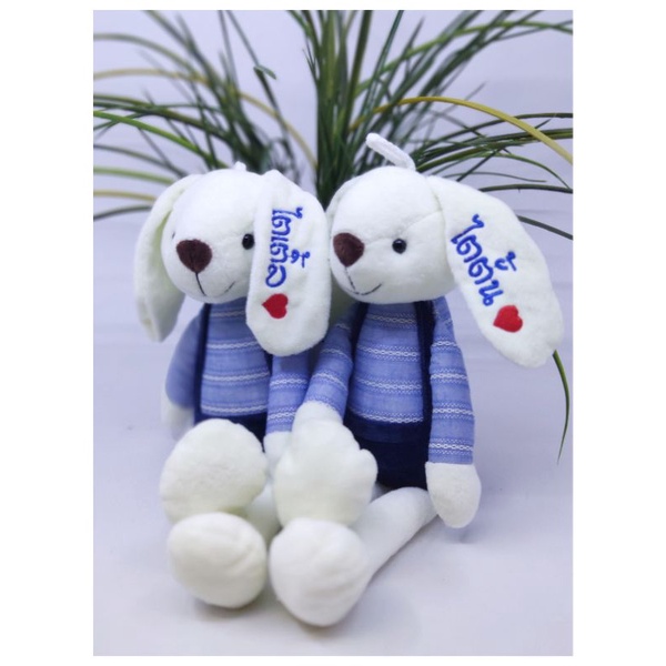 ภาพหน้าปกสินค้า(ลดกระหน่ำ) ตุ๊กตากระต่าย ตุ๊กตากระต่ายเน่า กระต่ายเน่า กระต่ายหูยาว กระต่ายเอี้ยม พร้อมปักชื่อ จากร้าน baby_for_you บน Shopee