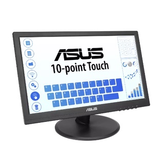 ASUS VT168HR Touch Monitor - 15.6" (1366x768), 10-point Touch, HDMI, Flicker free, Low Blue Light, Wall-mountable