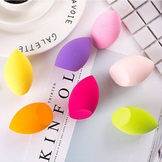 สินค้า ฟองน้ำแต่งหน้าเกลี้ยง่าย  ฟองแต่งหน้า  Makeup Sponge Soft นิ่ม ใช้ดี cosmetic puff bb cream puff for Women Beauty Cosmet