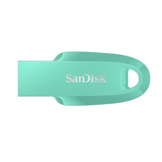 SanDisk Ultra Curve 128GB USB Flash Drive - USB 3.2 Gen 1 With Lanyard Bundle, 100MB/s Transfer Speed