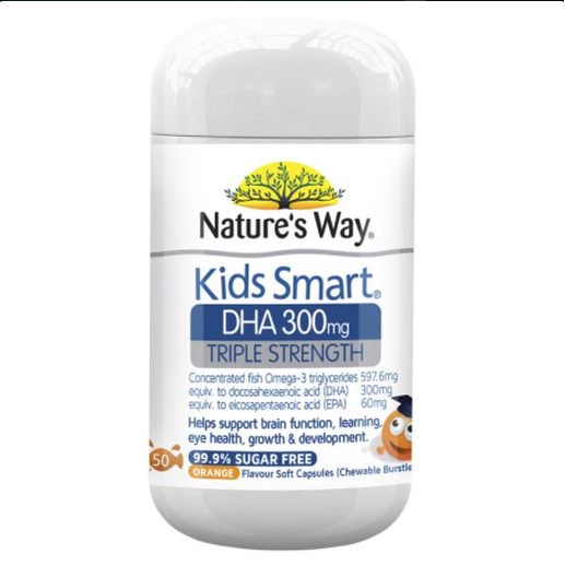 บำรงสมองด้วย-dha-natures-way-kids-smart-dha-300mg-triple-strength-dha