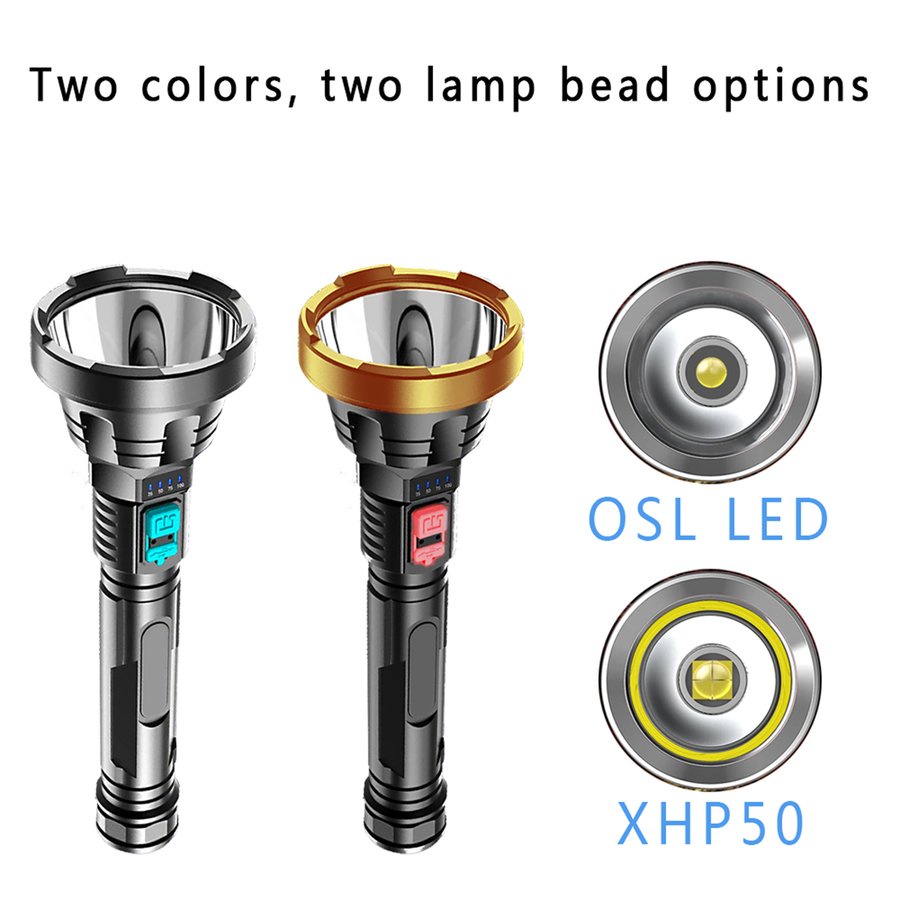 ไฟฉาย-led-osl-usb-สามโหมดไฟฉายที่มีประสิทธิภาพสูง