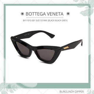 แว่นกันแดด BOTTEGA VENETA : BV1101S 001 SIZE 53 MM. (BLACK-BLACK-GREY)