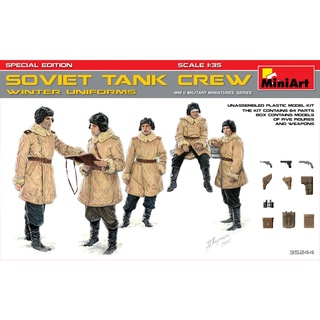 โมเดลประกอบ MiniArt 1/35 MI35244 SOVIET TANK CREW