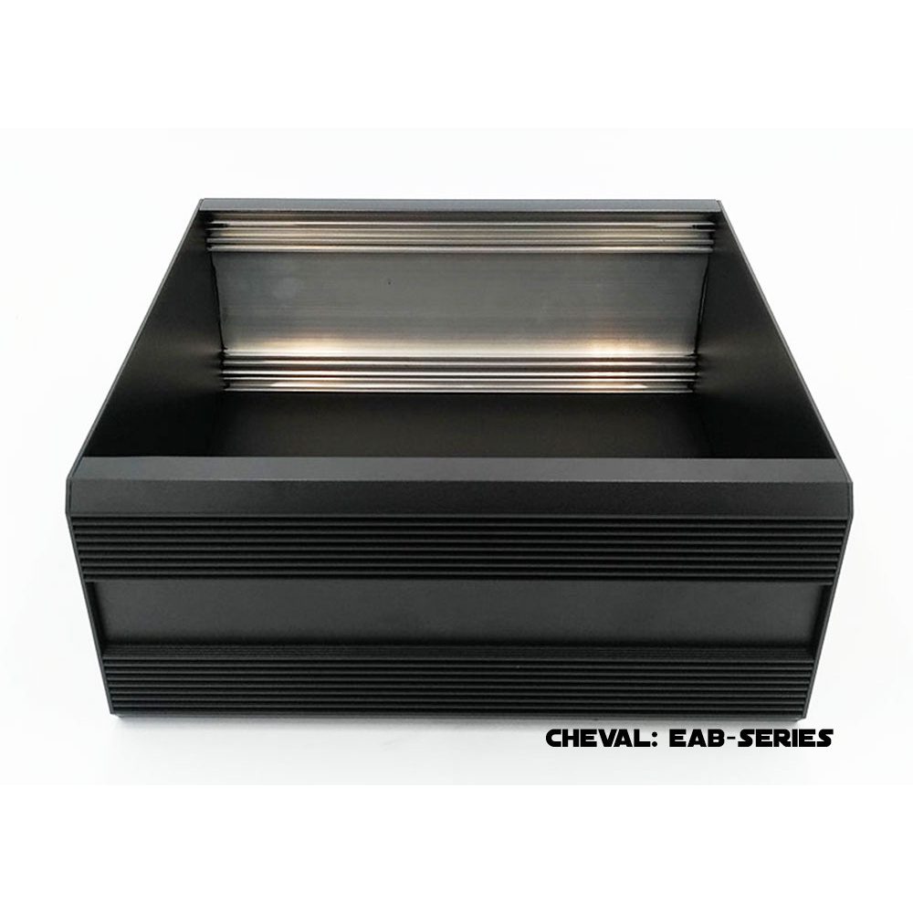 cheval-eab3u3w3d-กล่องอลูมิเนียมสำหรับงานอิเล็กทรอนิกส์แบบปิดทึบมีขอบ-heat-sink-ระบายความร้อนพร้อม-mount-bar
