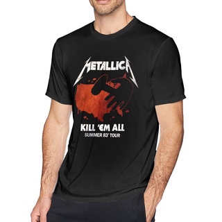 เสื้อยืด แบบนิ่ม พิมพ์ลาย Metallica Kill Em All Summer 83 แบบมืออาชีพ