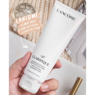 แท้💯%(ฉลากไทย)โฟมล้างหน้า Lancome Clarifique Pore Refining Cleansing Foam 50ml