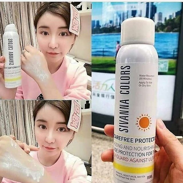 HF129 ของแท้ 100% จากบริษัท สเปรย์กันแดด Sivanna Smart Sun Protection ...