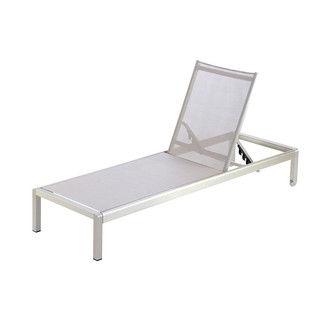 โต๊ะ เก้าอี้ เตียงพักผ่อน SPRING EMBRACE สีเทา เฟอร์นิเจอร์นอกบ้าน สวน อุปกรณ์ตกแต่ง SUN LOUNGER SPRING GREY