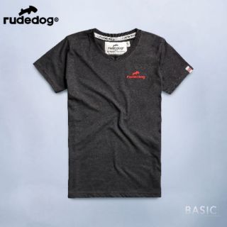 Rudedog เสื้อยืด รุ่น Basic สีท็อปดำ