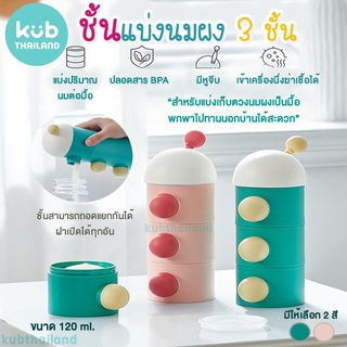 ʕ￫ᴥ￩ʔ ชั้นแบ่งนมผง 3 ชั้น กระปุกแบ่งนมผง พกพา กล่องแบ่งนมผง Milk Powder Container KUB