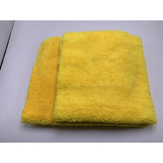 Yellow Endless Microfiber ผ้าไมโครไฟเบอร์ไร้ขอบขนด้านเดียว 40*40 ซม.400GSM (WP105)