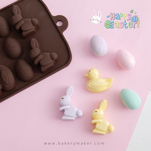 พิมพ์ช็อคโกแลต-ซิลิโคน-อีสเตอร์-easter