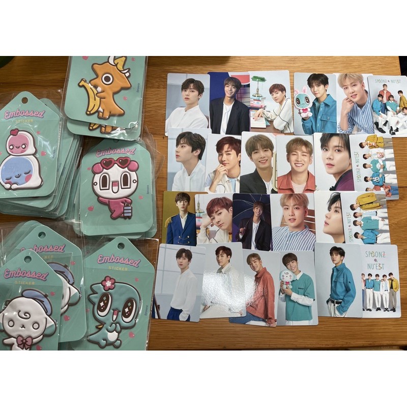 ราคาและรีวิวพร้อมส่ง สติกเกอร์ / การ์ด NUEST SPOONZ