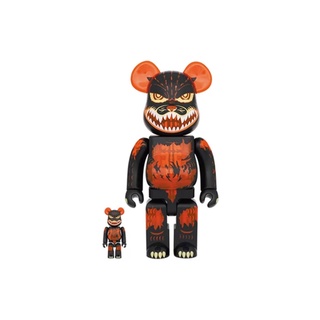 Bearbrick Godzilla (Meltdown: Clear Orange Version) 100%+400%