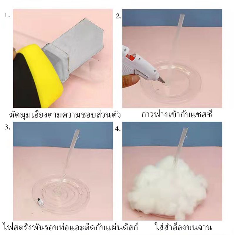 โคมไฟจรวด-ประดิษฐ์เอง-โคมไฟแต่งห้องdiy