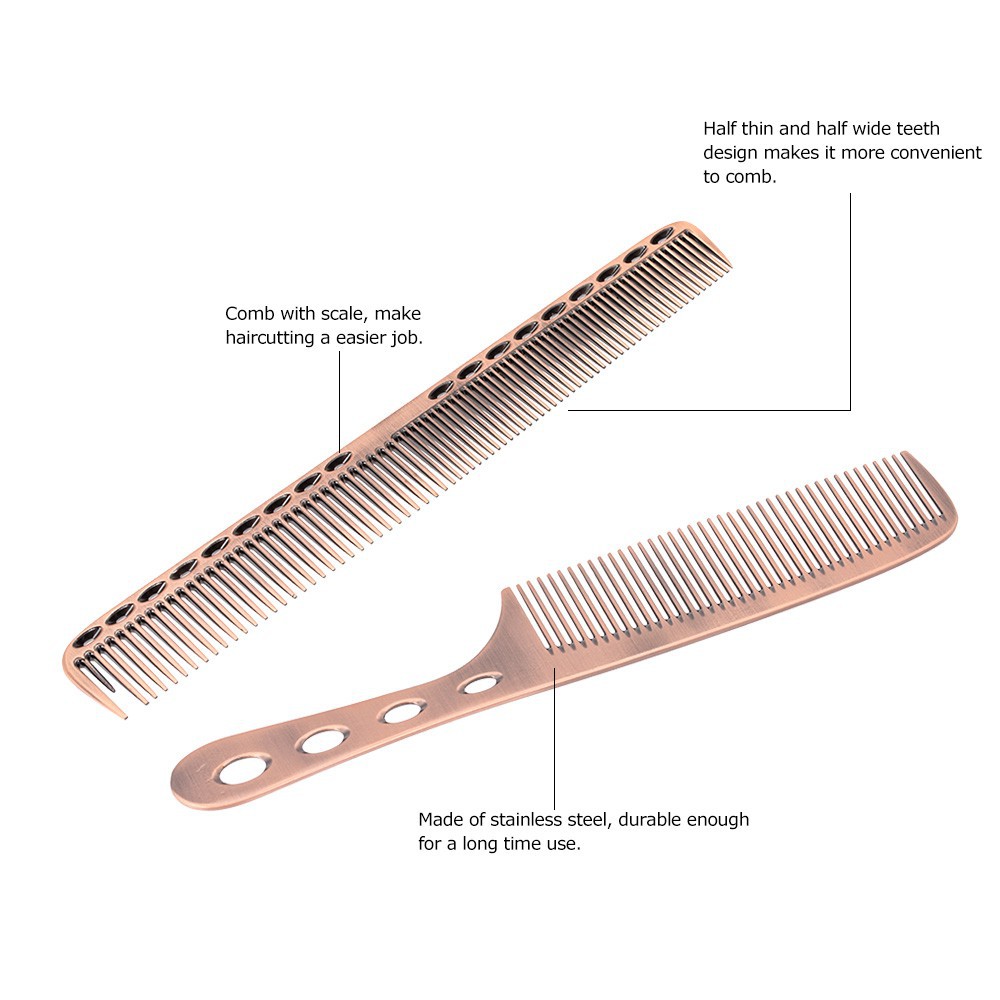 หวีผม-salon-2pcs-กับมาตราส่วน-professional-barber-hairdressing-steel-comb-me