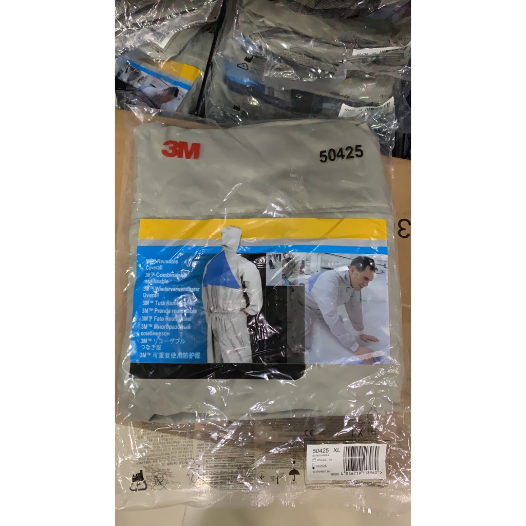 3m-50425-reusable-coverall-ชุดป้องกันฝุ่นและสารเคมี-ล้างทำความสะอาดได้-1ชุด