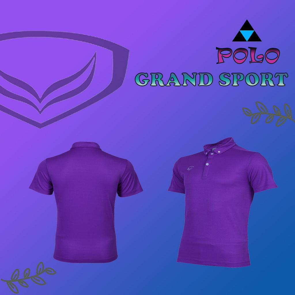 เสื้อโปโลแกรนด์สปอร์ตเสื้อโปโลสีล้วน-รหัสสินค้า-012261-เสื้อโปโล-grand-sport-grandsport-แท้-100