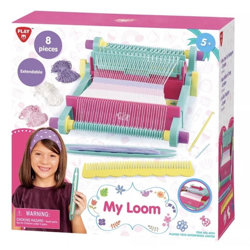 เครื่องทอผ้าเด็ก-ยี่ห้อ-playgo-my-loom-ของแท้-usa