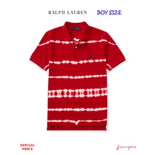 RALPH LAUREN TIE-DYE COTTON MESH POLO (BOY SIZE 8-20)