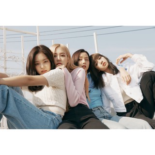 โปสเตอร์ แบล็กพิงก์ Poster Blackpink จีซู เจนนี โรเซ ลิซ่า Korean Girl Group เกิร์ล กรุ๊ป เกาหลี K-pop kpop ภาพ รูปถ่าย