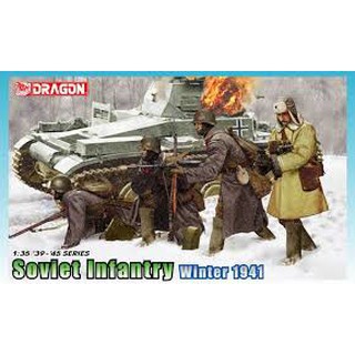 โมเดลประกอบ Dragon Models 1/35 DRA6744 SOVIET INFANTRY WINTER 1941