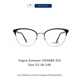 กรอบแว่น Vogue Eyewear รุ่น VO4088 352 ทรงแมว 😺