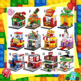 ตัวต่อร้านค้า Sembo Block Micro Street