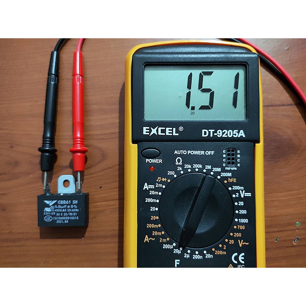 ภาพหน้าปกสินค้าA-18 คาปาซิเตอร์พัดลม 1.5uf- 400vac ค่าความจุเต็ม เกรดคุณภาพดี ซ่อมอาการหมุนช้า ใส่ได้ทุกยี่ห้อ จากร้าน sudnum บน Shopee