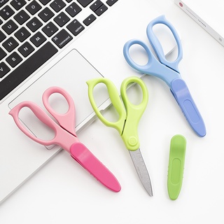 KOKUYO กรรไกรความปลอดภัยของเด็กซ้ายและขวามือ child safety scissors left and right hand FIT SAXA scissors