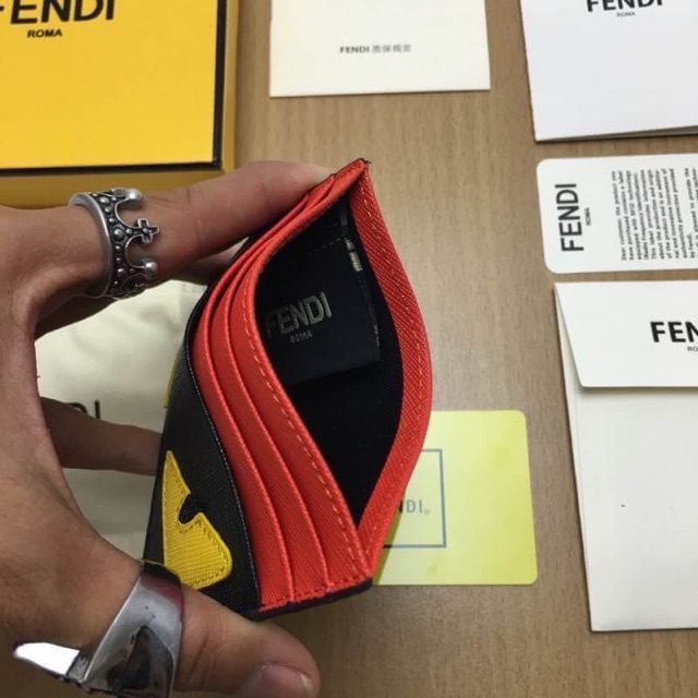 fendi-card-holder-อุปกรณ์-กล่อง-ถุงผ้า-การ์ด