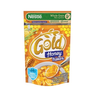 ภาพขนาดย่อของภาพหน้าปกสินค้า(แพ็ค 4 ซอง) Nestle Honey Gold Flakes Cereal เนสท์เล่ ฮันนี่ โกลด์ เฟลค อาหารเช้าซีเรียล 60 กรัม จากร้าน chaisaeng_superstore บน Shopee