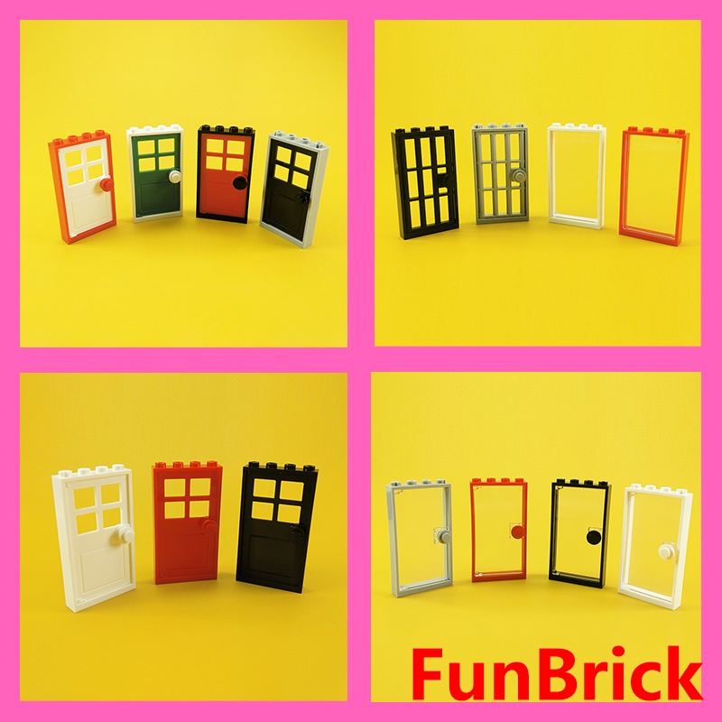 [Special Events] 2PCS Door MOC Assembly Building Blocks Compatible ตัว ...