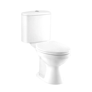 Sanitary ware 2-PIECE TOILET C13440 3/4.5L WHITE sanitary ware toilet สุขภัณฑ์นั่งราบ สุขภัณฑ์ 2 ชิ้น COTTO C13440 3/4.5