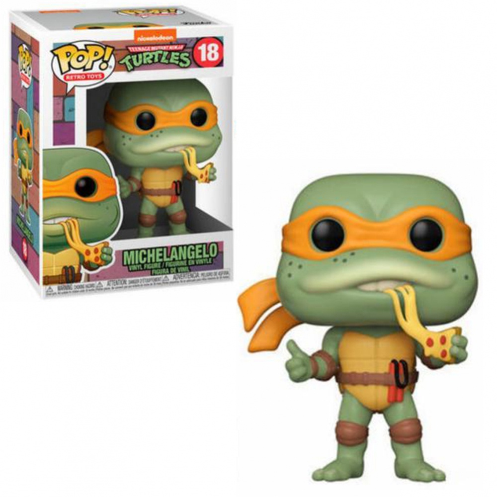 ส่งเร็ว-funko-pop-18-ninja-turtles-michelangelo-ของเล่นสําหรับเด็ก