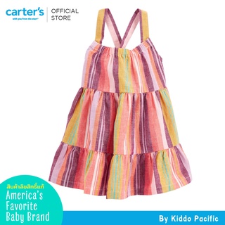 Carters Dress 1Pc Multi-Stripe L8 คาร์เตอร์เสื้อผ้าชุดกระโปรงมีลาย