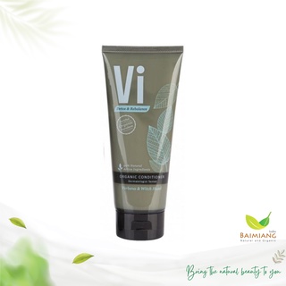 Vi Organic ครีมนวดผม สูตร Verbena &amp; Witch Hazel Detox &amp; Rebalance Organic Conditioner ขนาด 200 มล.(51147)