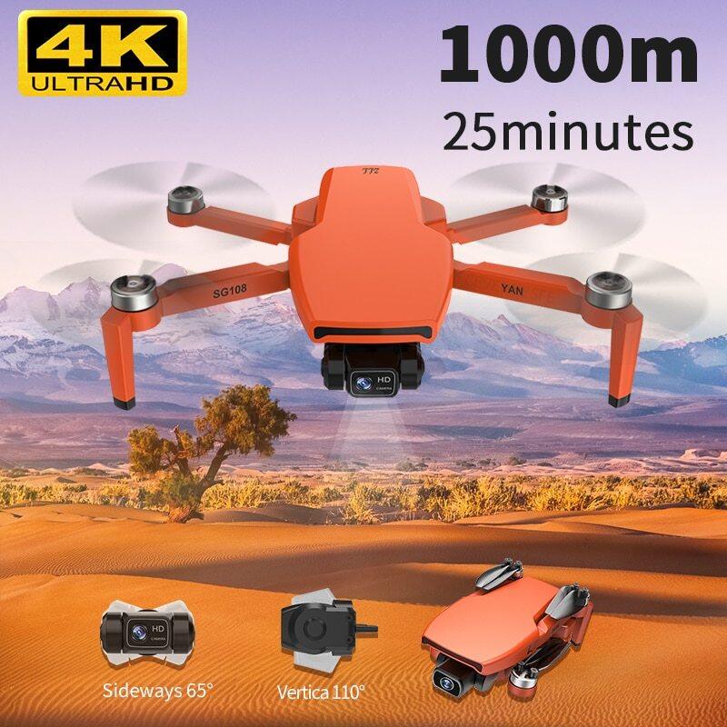 รูปภาพของSG108 Drones 4K Hd 5G Wifi Gps โดรน Brushless มอเตอร์โดรน Fpv Vlucht สำหรับ25 Min Rc Afstand 1Km เฮลิคอปเตอร์ Rc Vs Ex5ลองเช็คราคา