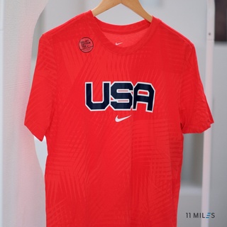 เสื้อวิ่งผู้ชาย Nike Team USA Dri-FIT Tee ของแท้ 100%