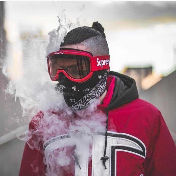 BlackSupreme × Smith Cariboo OTG Ski Goggle