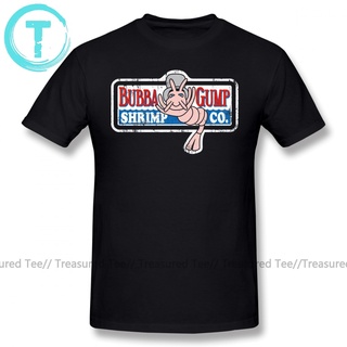 เสื้อยืดแขนสั้นผ้าฝ้ายพิมพ์ลาย Forrest Gump Bubba Gump 4XL สไตล์คลาสสิกสําหรับผู้ชาย