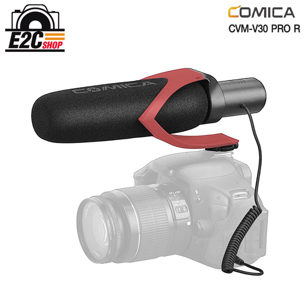 ไมโครโฟน-comica-shotgun-video-microphone-cvm-v30-pro-red-ไมโครโฟนวิดีโอสําหรับกล้อง-พร้อมส่งในไทย