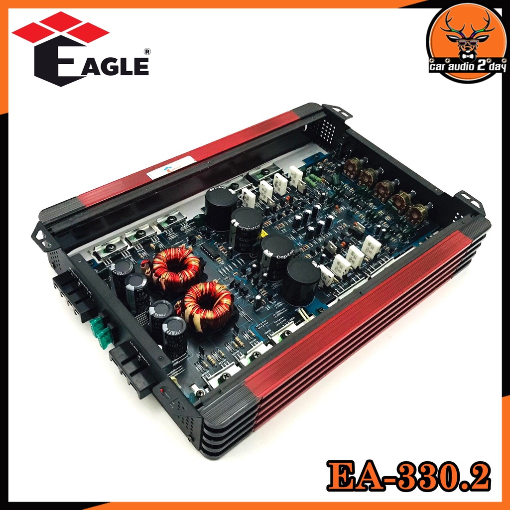 เพาเวอร์แอมป์ติดรถยนต์ดีๆ-แรงๆ-eagle-รุ่น-ea-330-2-class-ab-2ch-กำลังขับ100wx2-เพาเวอร์แอมป์คลาส-ab-ขับเบส-เครื่องเสียง