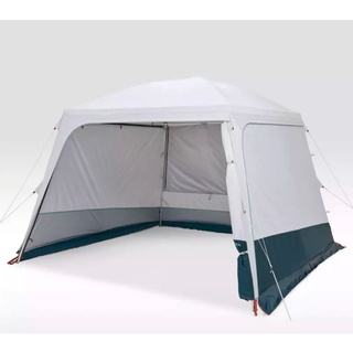 QUECHUA เต็นท์นั่งเล่นขณะตั้งแคมป์แบบมีห่วงยึด สำหรับ 10 คนCamping Living Room With Poles Arpenaz Base Fresh 10-Person