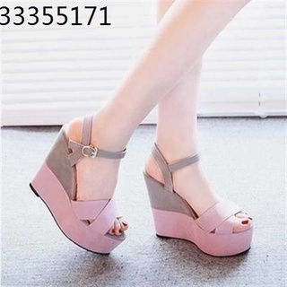 Slope and shoe slope new simple high -heeled non -slip wild sandals