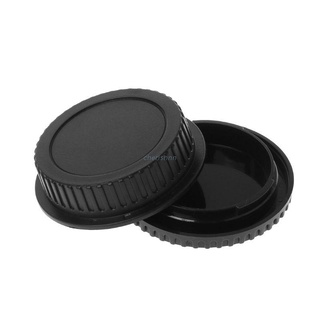 ภาพหน้าปกสินค้าchin Rear Lens Body Cap Camera Cover Set Dust Screw Mount Protection Plastic Black Replacement for Canon EOS EF EFS 5DII 5DIII 6D ซึ่งคุณอาจชอบสินค้านี้