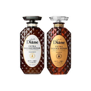 Moist Diane Set 2 Items Extra Damage Repair Shampoo 450ml + Treatment 450ml.