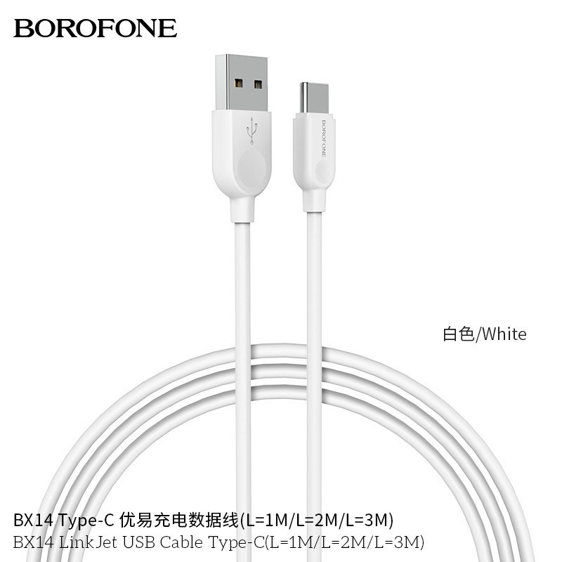borofone-สายชาร์จ-usb-cable-รุ่น-bx14-l-cable-micro-type-c-ยาว1-3-เมตร-ของดี-ราคาถูก